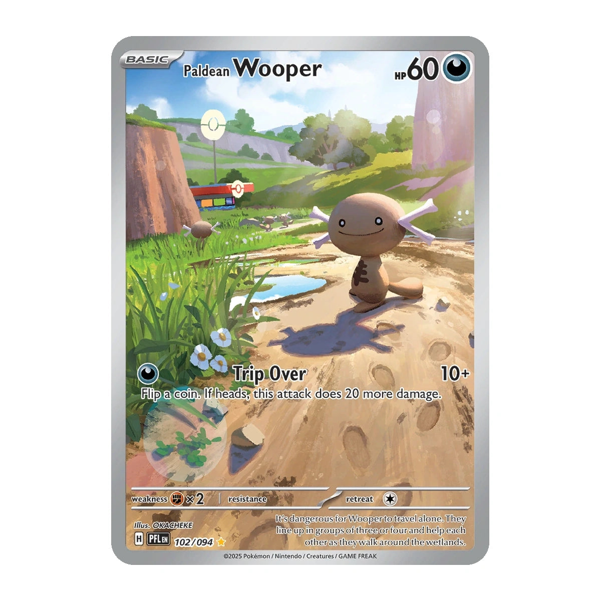 paldean wooper pokemon card Paldean Wooper – 102/094 – Elite4TCG