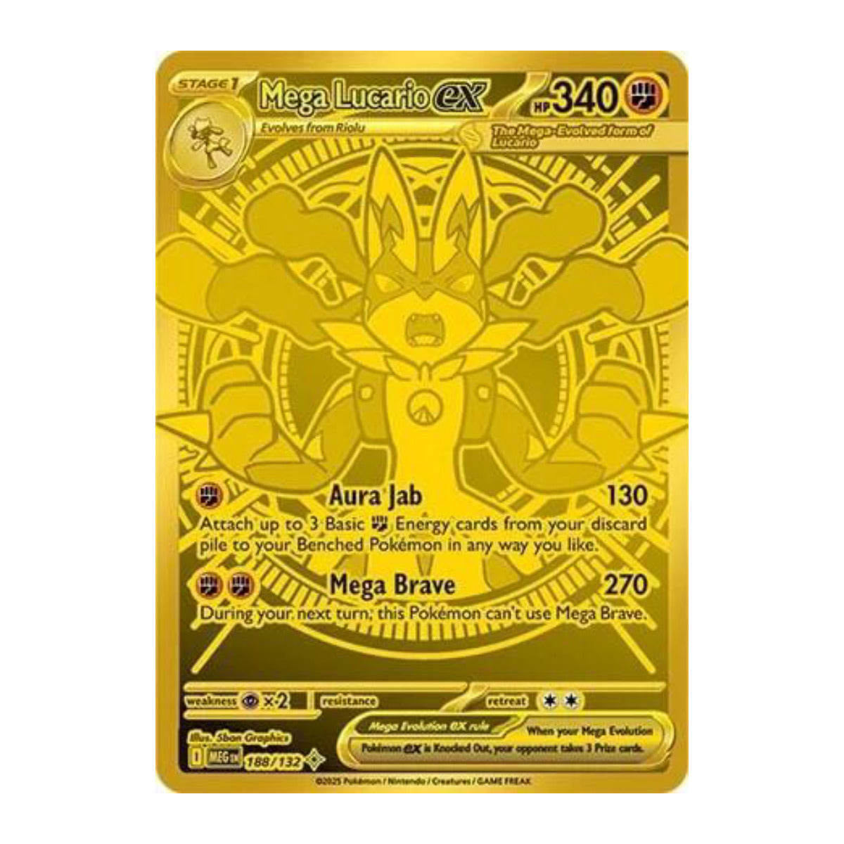 Mega Lucario ex – 188/132 – Elite4TCG