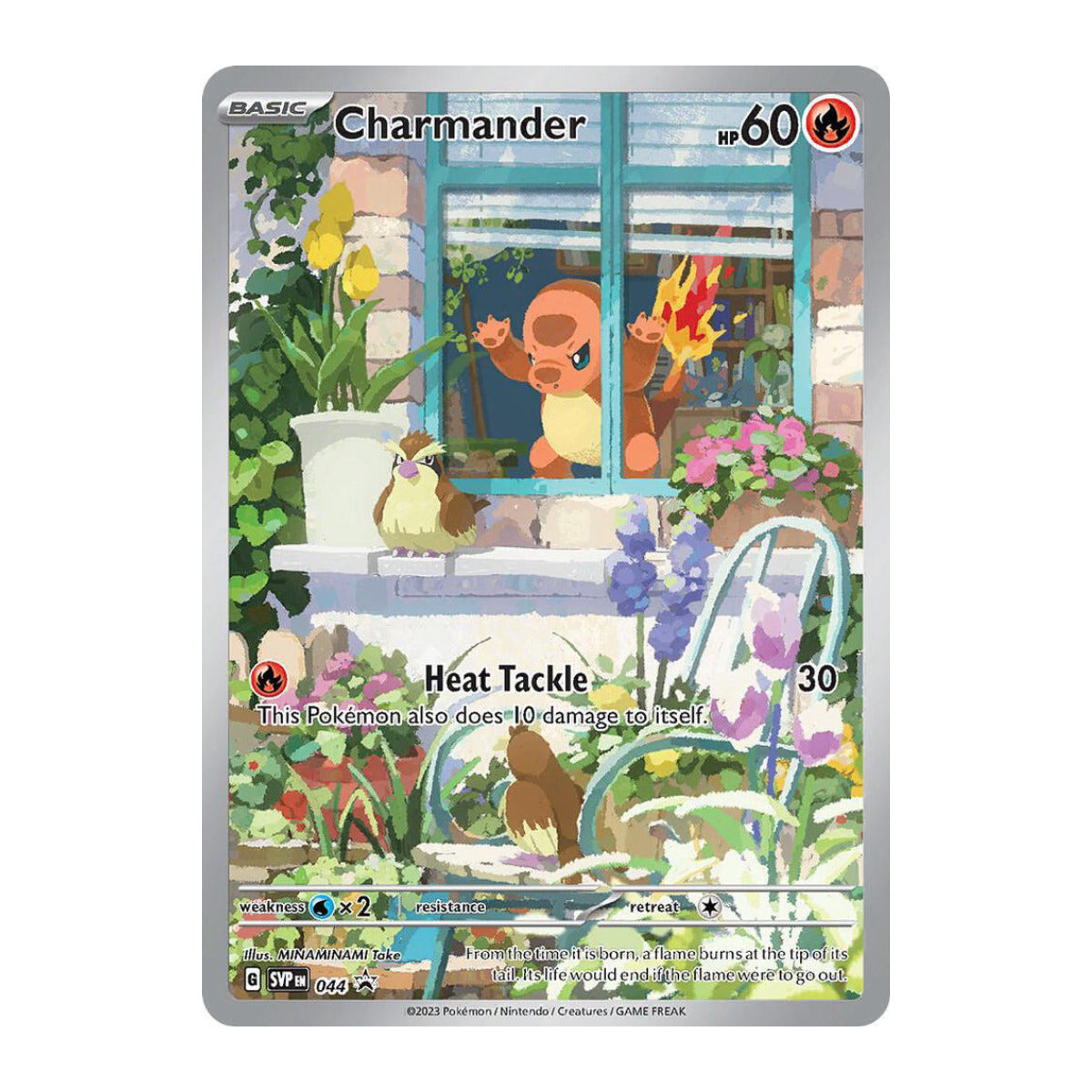 044 pokemon card PSA 8 Sekio SV2a Charmander 044 Elite4TCG