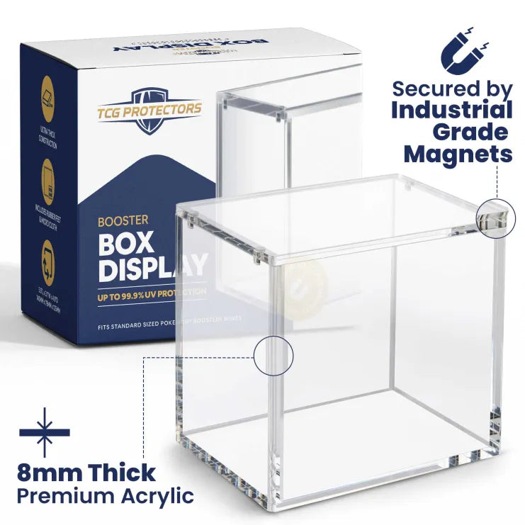 acrylic booster box display case for Pokmon The BCW Spectrum Booster Box Display Case (Small) is a premium acrylic display solution designed to showcase and protect your Nintendo Pokmon Booster Box Acrylic Case