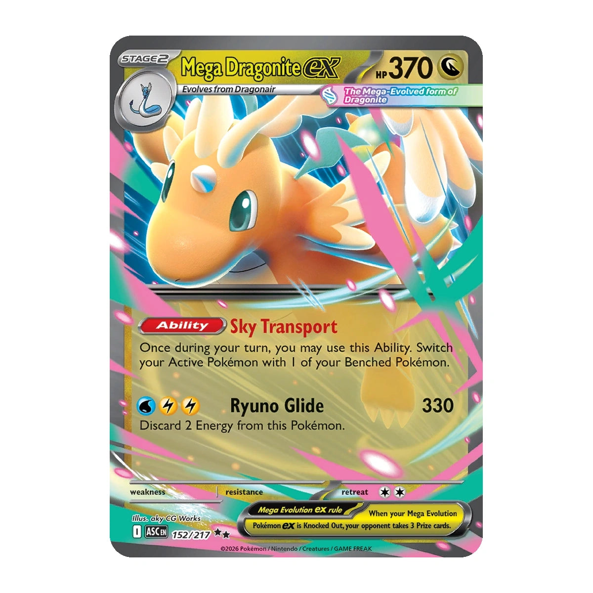 Mega Dragonite ex – 152/217 – Elite4TCG