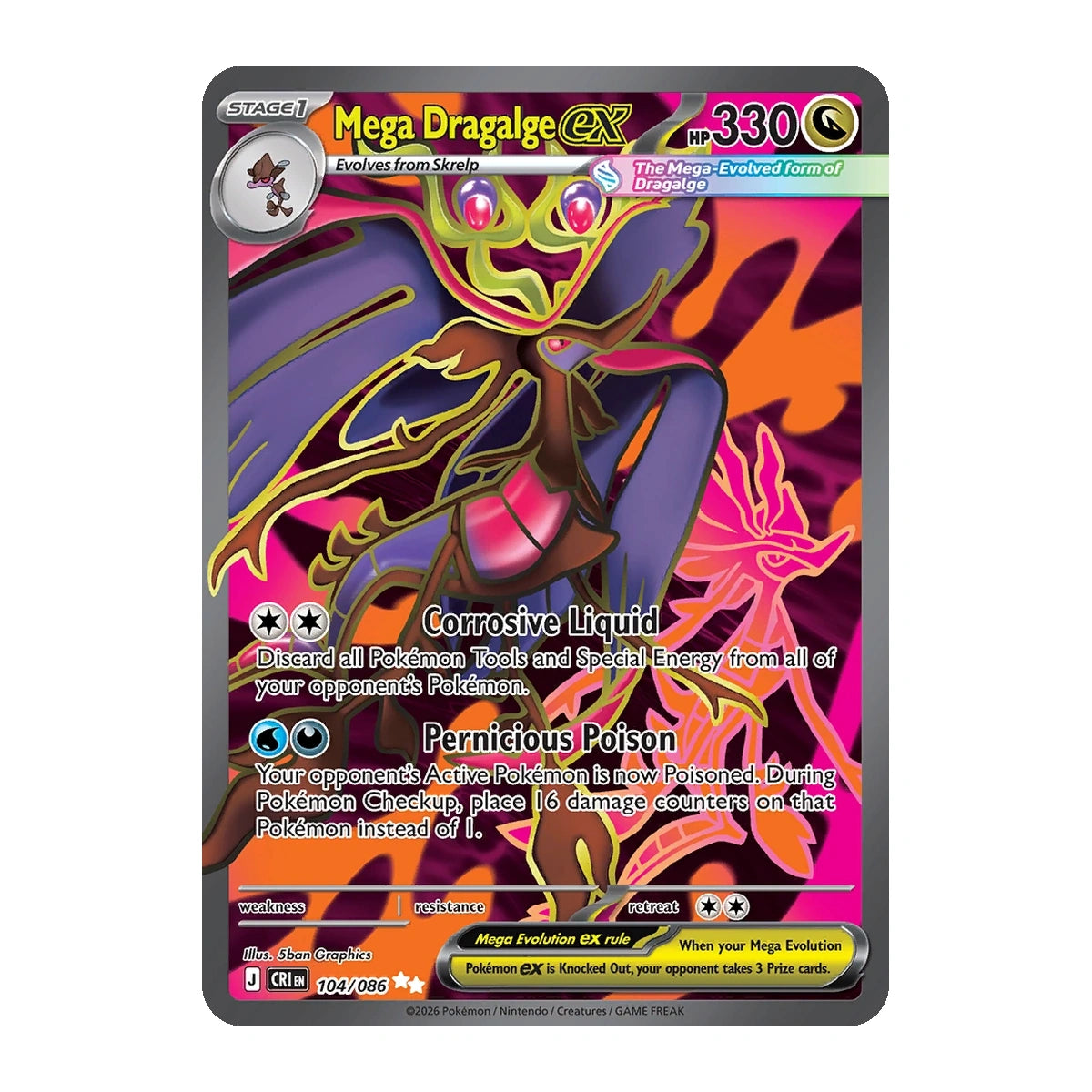 Mega Dragalge ex - 104/086