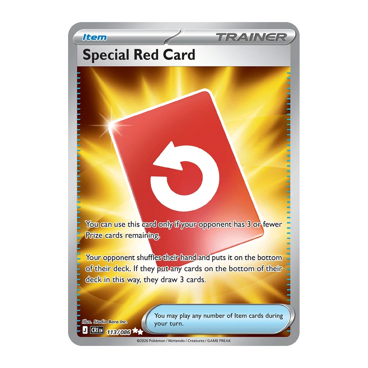 Special Red Card - 113/086